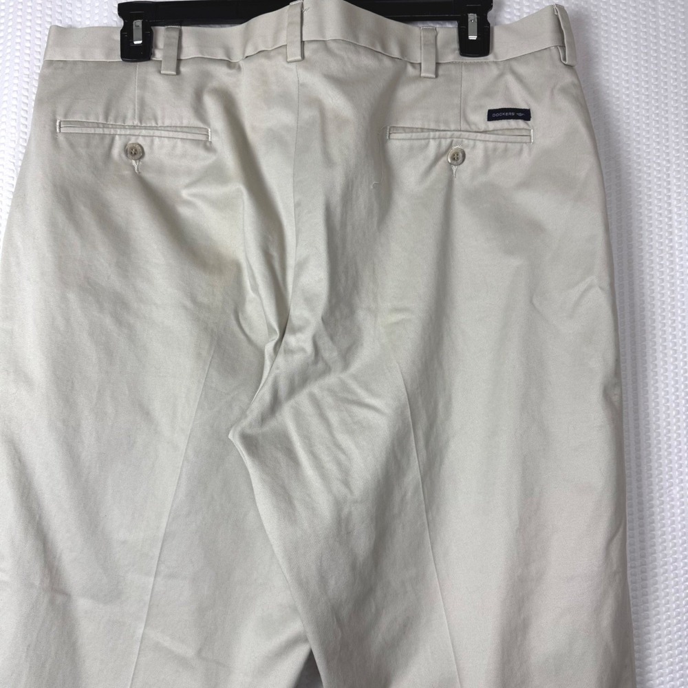 Dockers D3 Classic Fit Khaki Chinos‎ Mens Pants Size 40x32 Work Business Casual - Picture 5 of 8